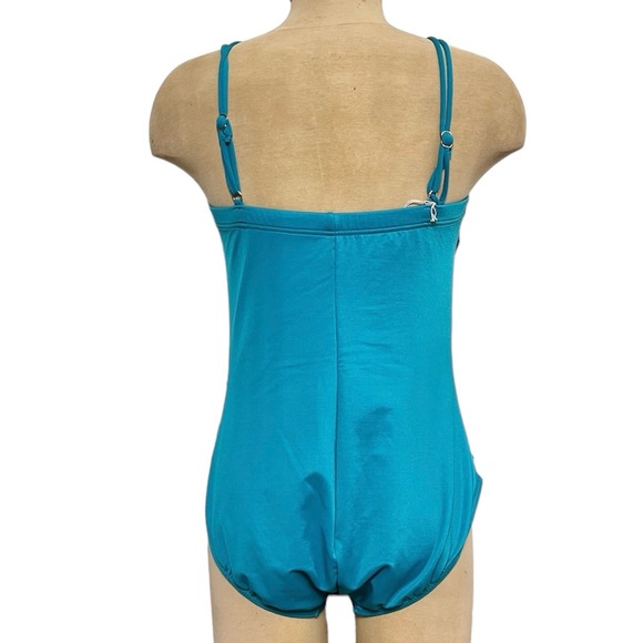 MagicSuit Swimsuit Aqua Turquoise One Piece 14 New - Picture 3 of 8